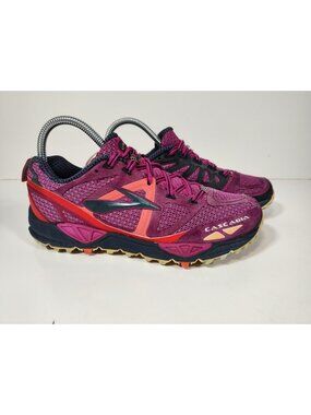 Brooks Cascadia 9 Trail Running Shoes Women’s 7 B Purple Pink 120153B872